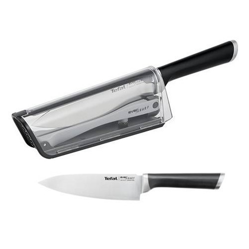 CUCHILLO TEFAL EVERSHARP K2569004 16.5CMS+AFILADOR